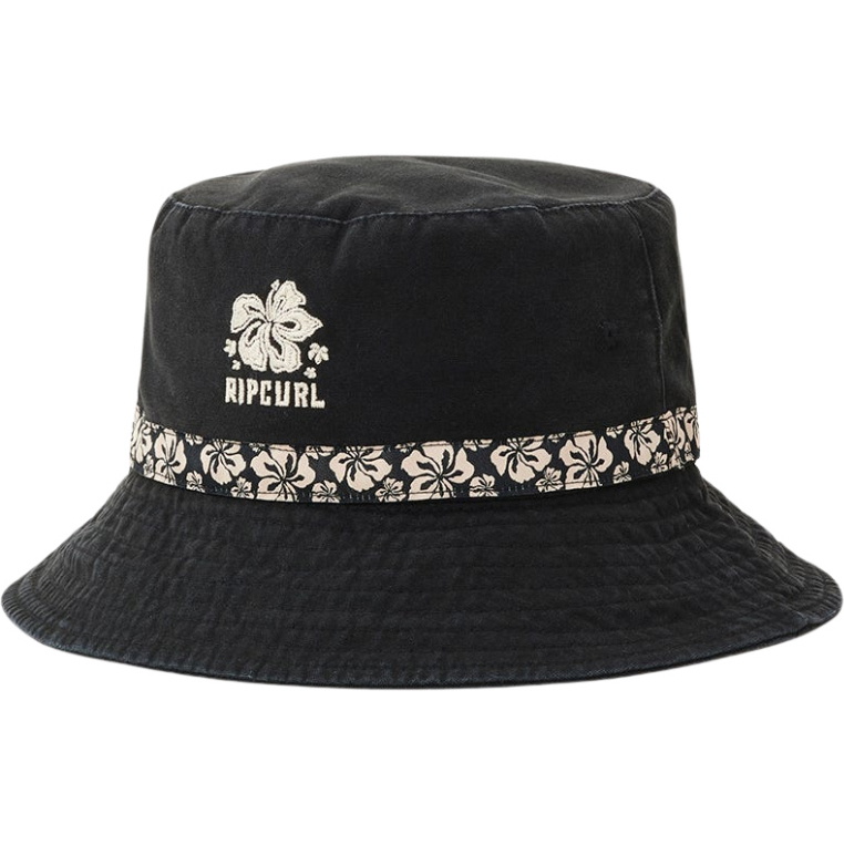 2025 Rip Curl Da Donna Cappello A Secchiello Con Grafica Mista 06DWHE - Washed Black